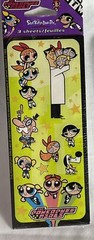 Vintage PowerPuff Girls Stickers Cartoon Network 3 sheets American greeting 1999