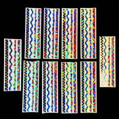 10 Mods Vtg 90s Mrs Grossman’s Sparkle Prismatic Stickers Scrapbook Junk Journal