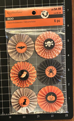 Recollections HALLOWEEN RIBBON Stickers BOO Embellishments or Ribbon Paper clips