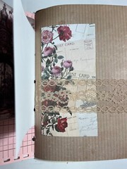 valentines junk journal scrapbook tassel pen clip 74 pages penguin couple