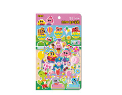 Cocobi Soft Stickers of House, Palace, Amusement Park & Supermarket 4-types Set