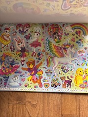 Lisa Frank Giant Sticker Activity Pad Over 2000 Stickers, Play Scenes, Design Pg