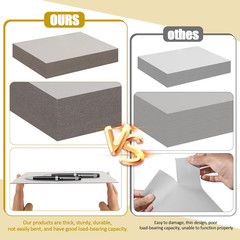 100 Pack Chipboard Sheets, 8.5 X 11 Inch 22PT Heavy Duty Chipboard Sheets for Bo