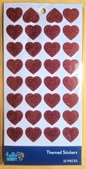 Love, Heart, Valentine’s Day Sticker Sheet (32 Pcs)/by Hello Hobby