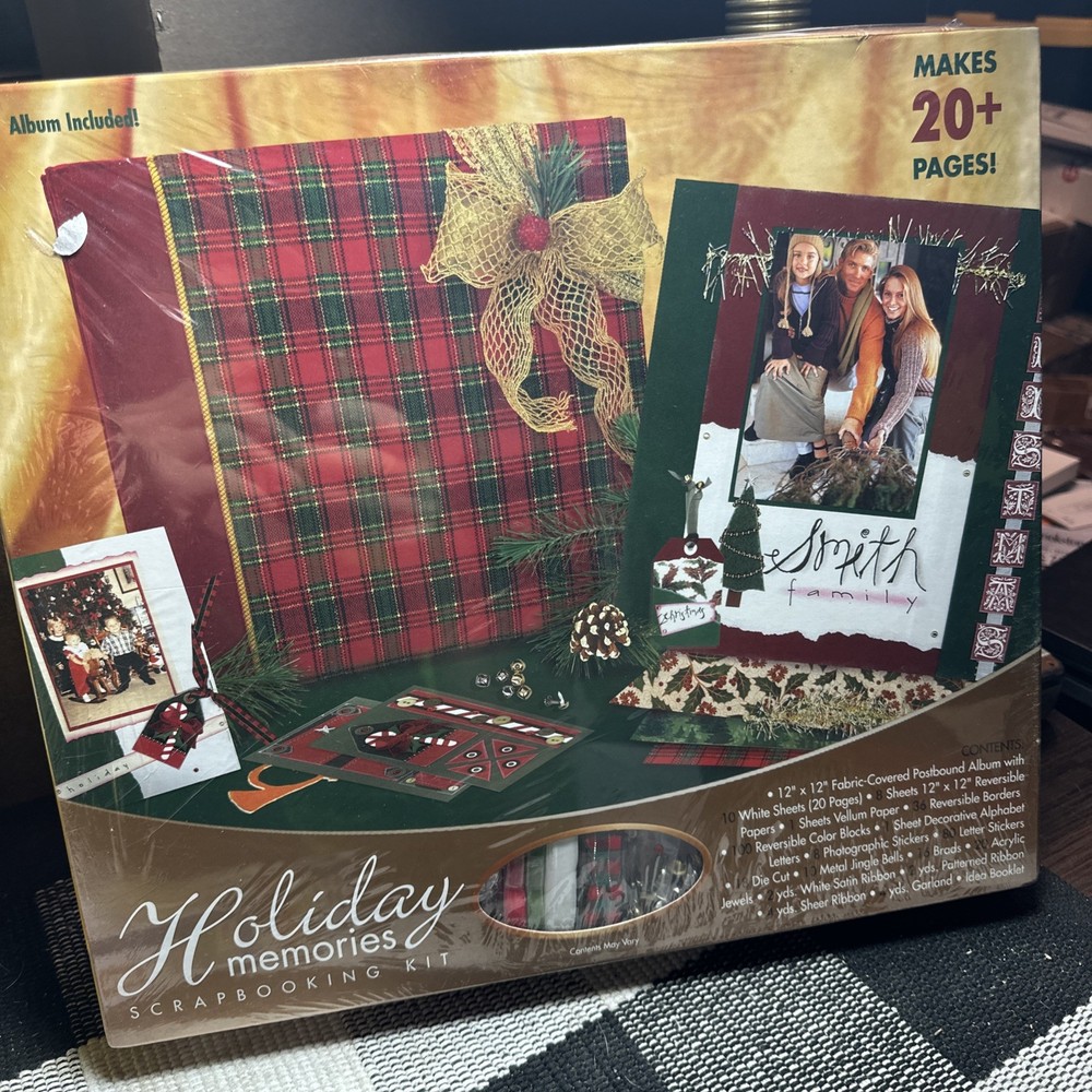 2004 Holiday Memories Scrapbooking Kit Makes 20+ Pages new Sealed