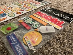 Studio Basics/Soft Spoken SCHOOL Stickers embellishments preschool kindergarten