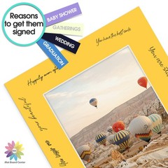 Mat Board Center, Pack of 10, 12×16 Mixed Color White Core Picture Mats for 8…