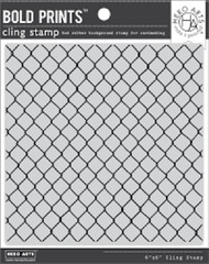 HERO ARTS – BIG AND BOLD CLING STAMPS – CHAIN LINKED FENCE