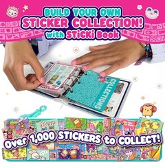 Explore 120 Mini Stickers in Sky Castle Sticki Book – Perfect Craft Kit for Kids