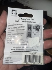 American Traditional Designs Lil’ Clips STAR Silver