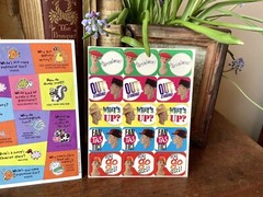 Lot of 3 Fun Vintage Sticker Sheets AGC Hallmark Paper Magic Jokes
