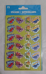 Stickers colorful foil sticker 10 packs total 720 shiny stickers for kids awards
