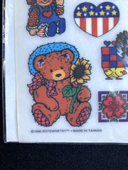 Vintage Animal Rub On Transfers 1996 Farm Country America Noteworthy Brand