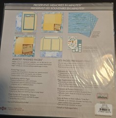 Paper Reflections scrapbook almost finished pages SEASIDE 50 pieces