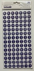 American Crafts/Amy Tangerine Chipboard Letter Sticker Thickers-Variations