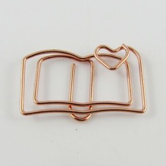 6pcs Rose Gold Journal Diary Paper Clip Photo Clip 20x30mm Journal Scrapbook