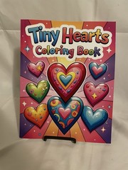 Tiny Hearts Coloring Book + Sticker Pack Bundle
