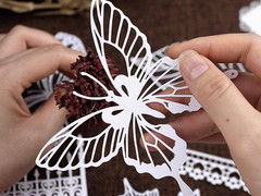Vintage Scrapbook Paper Lace for Scrapbooking Supplies Kit, 40 Pcs