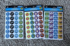 Jot 3 Pack Stickers School Supplies Teacher/Kid Essentials Total 288pcs Stickers