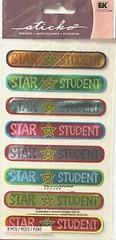 Sticko STAR STUDENT Repeat Metallic Stickers – 8 pcs