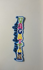Our Family Vacation Scrapbook Title Handmade Individual Pieces Die Cut