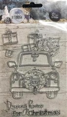 New Studio Light CLEAR rubber Stamps SNOWY AFTERNOONS #397 set free USA ship