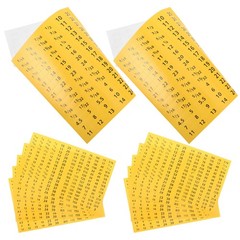 20 Sheets Socket Wrench Tags Adhesive Size Label Peel and Stick Labels