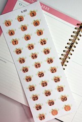 Holiday Countdown, Christmas, Handmake Erin Condren Planner Sticker II