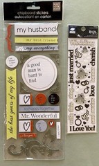 Large Lot of Wedding Stickers and Stamps! Jolee’s Boutique, K & Co,, Etc