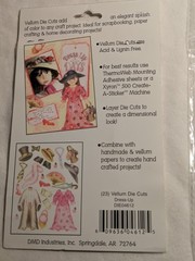 6 Packs Stickers Die Cut Paper Ephemera Wood Vellum New Scrapbooking Card Making