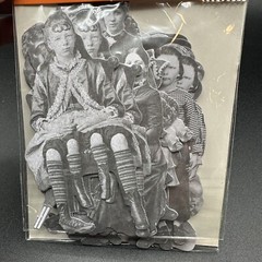 Die Cut Shapes Tim Holtz Style Retro Vintage Black & White People 24 pc