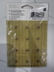 Scrapbook Interiors Nails Round Top Snap-On Paper-Crafting Fastener Fawn Color