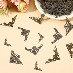 96Pcs Vintage Metal Book Corner Protectors for Scrapbooks and Crafts