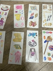 Vintage 1999 Creative Memories Newborn Baby Girl Scrapbook Sticker Sheets Set