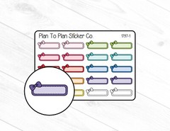 1797-1~~Quarter Box With Bow Bold Planner Stickers.