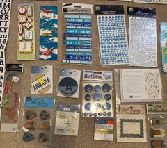 Brand New Sticker Lot -shadow box, leather, guitar picks, metal, bubble, frames!