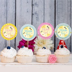 500Pcs Bumble Bee Gender Reveal Stickers Little Honey Bee Party Supplies Favo…