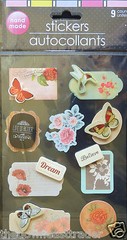 36pc 3-Dimension 3-D Stickers Nature Bird Butterfly Celebrate Enjoy Life & Love