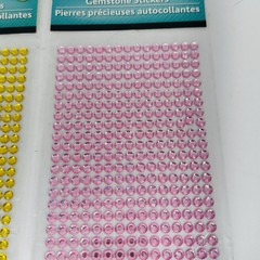 JOT Do It Yourself Projects Gemstone Stickers Multicolor Bling 315 ct/pkg x5