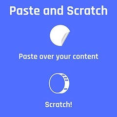 Scratch Off Stickers Labels Rectangle Pack
