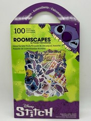 Disney x Roomscapes Stitch 100 Decal Variety Pack & 16 Pages 500+ Sticker Book