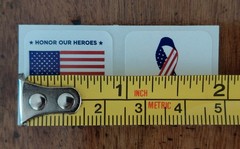WWP DAV USA American Flag Warriors Red White Blue Patriotic Stickers Lot of 70