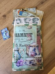 Shabbydabbydoodah Style Junk Journal Embelishment Kit 1st Class Mail Envelope