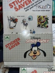 Disney’s SPORT GOOFY Sticker Saver Sticker Album & Stickers VTG. 1984 NEW SEALED