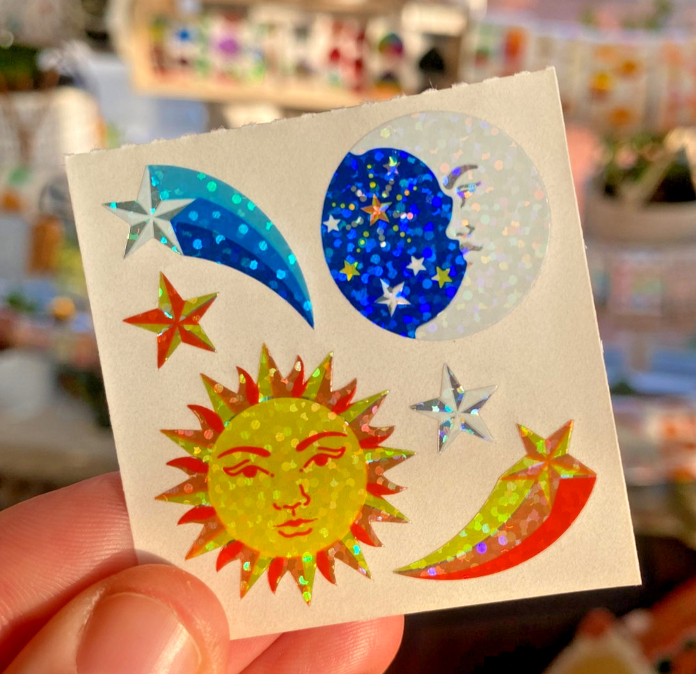 Vintage Sandylion Sticker Mods: Sparkle,Prismatic, Glow in the Dark+: You Choose