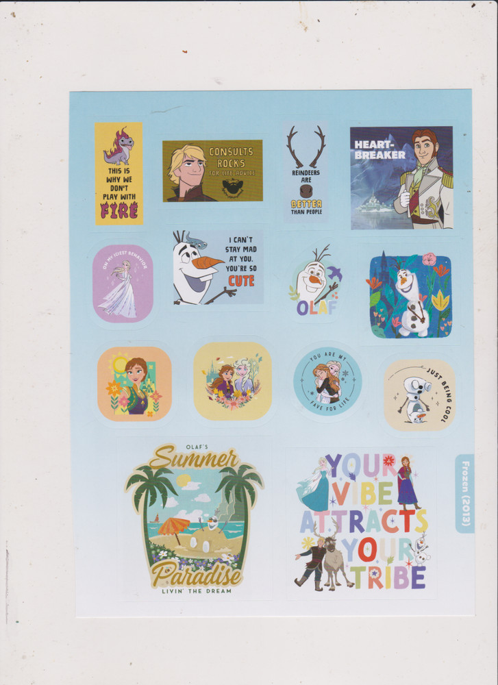 STICKERS LOT FROZEN DISNEY LOT 2