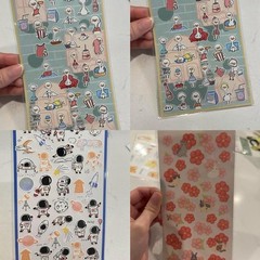 stickers BUNDLE Vintage Japanese Nekoni Korean K-pop Journaling Scrapbooking
