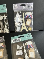 jolee’s boutique Dimensional stickers Paris Eiffel Tower 4 Sheets 32 Stickers