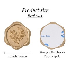 Wax Seal Stickers – Eucalyptus Wedding Invitation Envelope Seal Stickers, 50 …