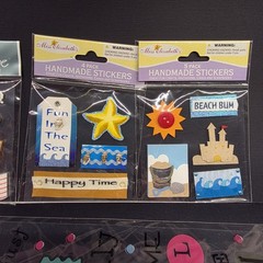 Jolee’s/miss Elizabeth Beach Sea Shell Themed ScrapBooking Embellishments 4pks